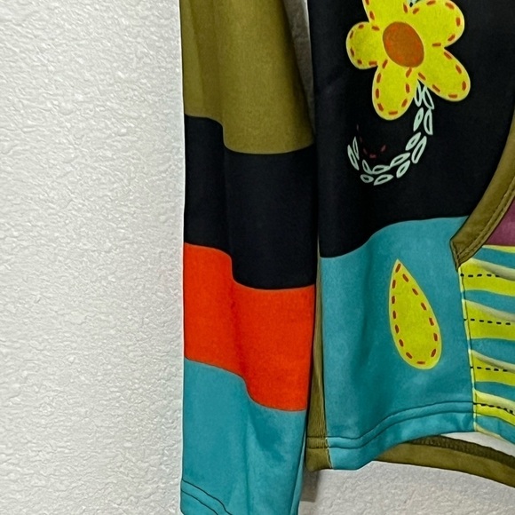 MISSLOOK Hooded Floral Jacket Sz Large - Picture 4 of 8